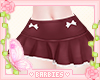 Wine Babygirl Skirt