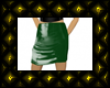 green pvc skirt