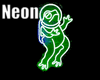 Neon Floating Frog