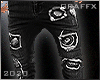 Gx| Patchwork Jeans Blk