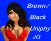 ~JG~UNIPHY Brown/Blk