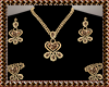 Brwn Diamond Jewelry Set