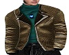 [RS]Leather jacket gold