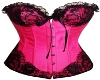 sticker pink corset