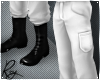 White Pants + Boots