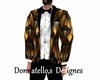gold suit coat