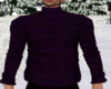 Purple stripe sweater