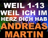Andreas Martin -Weil Ich
