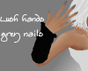 [Nun]Lush grey nails