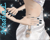 ! hands small+nails blac