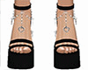 chains gothic sandals