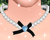 ♡ Choker Pearl Bow