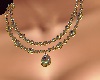 shell tear drop necklace