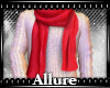 ! Sweater and Red Scarf 