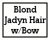 Blond Jadyn hair w/Bow