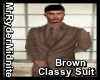 Brown Classy Suit