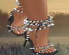 Eva Spike Black Heels