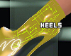 Golden Neon Heels