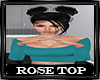 Rose Top Baby Blue