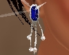 Pearl/Sapphire earrings