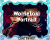 Wolfie-Loki Portrait