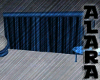 Large Blue Ani Curtain