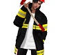 Firefighter Blk Jacket M