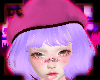 ¤ pink beret + purple