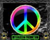 Rainbow Peace Symbol Rug