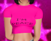 pink peace top