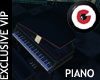 The black old piano