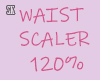 Waist Scaler 120% M/F