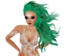 Emerald Windblown Hair