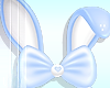 🐰 Bunny Blue Ears+Bow