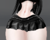 leather mini skirt