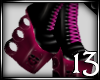 13 Skull Boots Pink