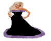 Black & Lilac gown