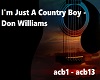 D.Williams- country boy