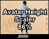 Avatar Height Scale 86%