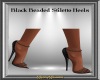 Black Bead Stiletto Heel