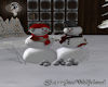 Christmas Cabin Snowman
