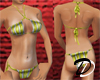 Striped Bikini (yellow)