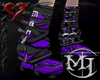 [MJ] Gothic Boots Purple