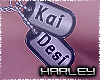 Kai & Desi Dog Tags F