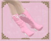 A: Pink boots