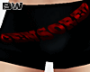 Black Red Censored Boxer