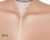 Diamond cascade necklage