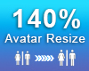 140% Avatar Scaler M/F