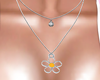梅 floral necklace