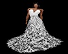 Fab Feathers 2 W&B Gown